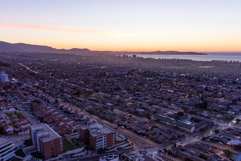Atardecer sobre la bahía
