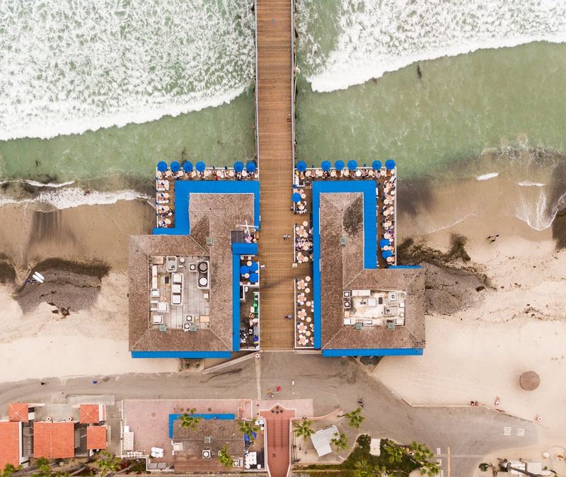 Aerial drone view of the coast and city (photo 9 of 17)