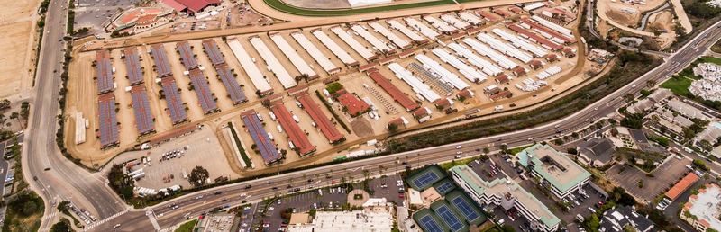 Aerial drone view of the coast and city (photo 10 of 17)