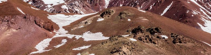 Glacier and penitentes in the Chilean Andes under a deep blue sky (photo 18 of 20)