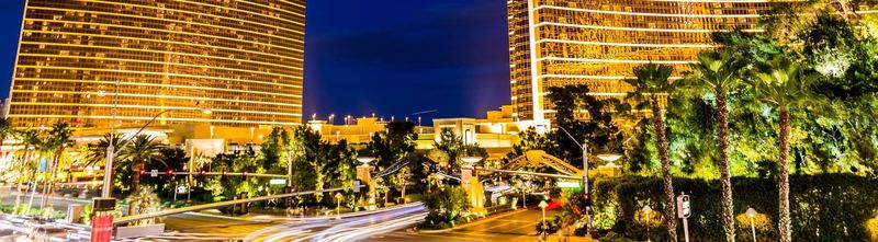 The Las Vegas Strip at night with light trails (photo 5 of 26)