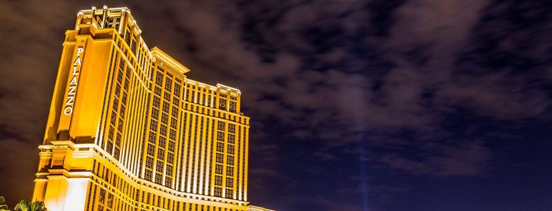 The Las Vegas Strip at night with light trails (photo 15 of 26)
