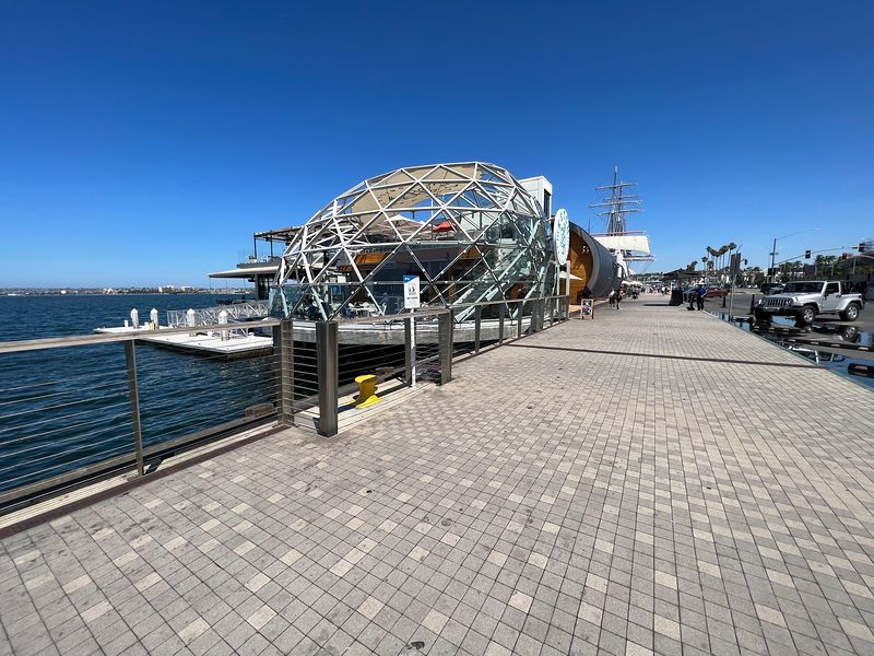A geodesic-domed pavilion on the San Diego bayfront promenade (photo 7 of 7)
