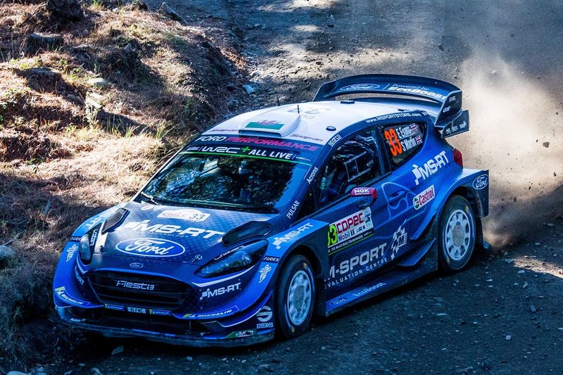 WRC Rally Chile 2019: a World Rally Car on a forest gravel stage near Concepción (photo 10 of 31)