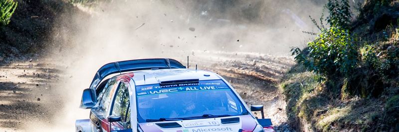 WRC Rally Chile 2019: a World Rally Car on a forest gravel stage near Concepción (photo 12 of 31)